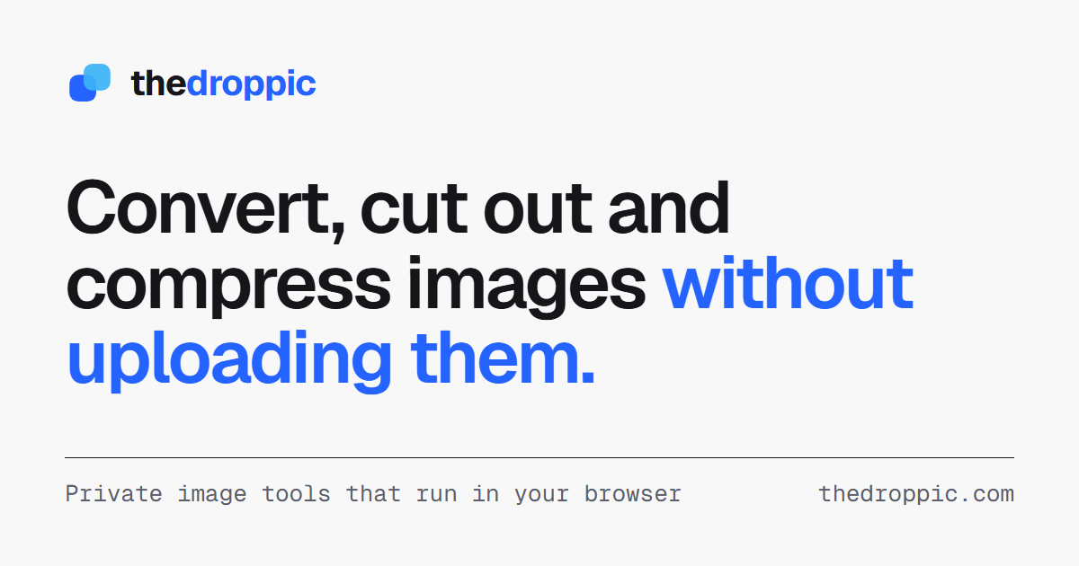 Apple Image Processing How Browser-Based Image Processing Works | thedroppic